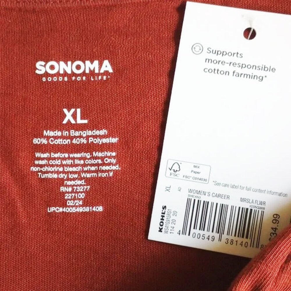 Rust Button-Down Dress - Picture 3 of 5